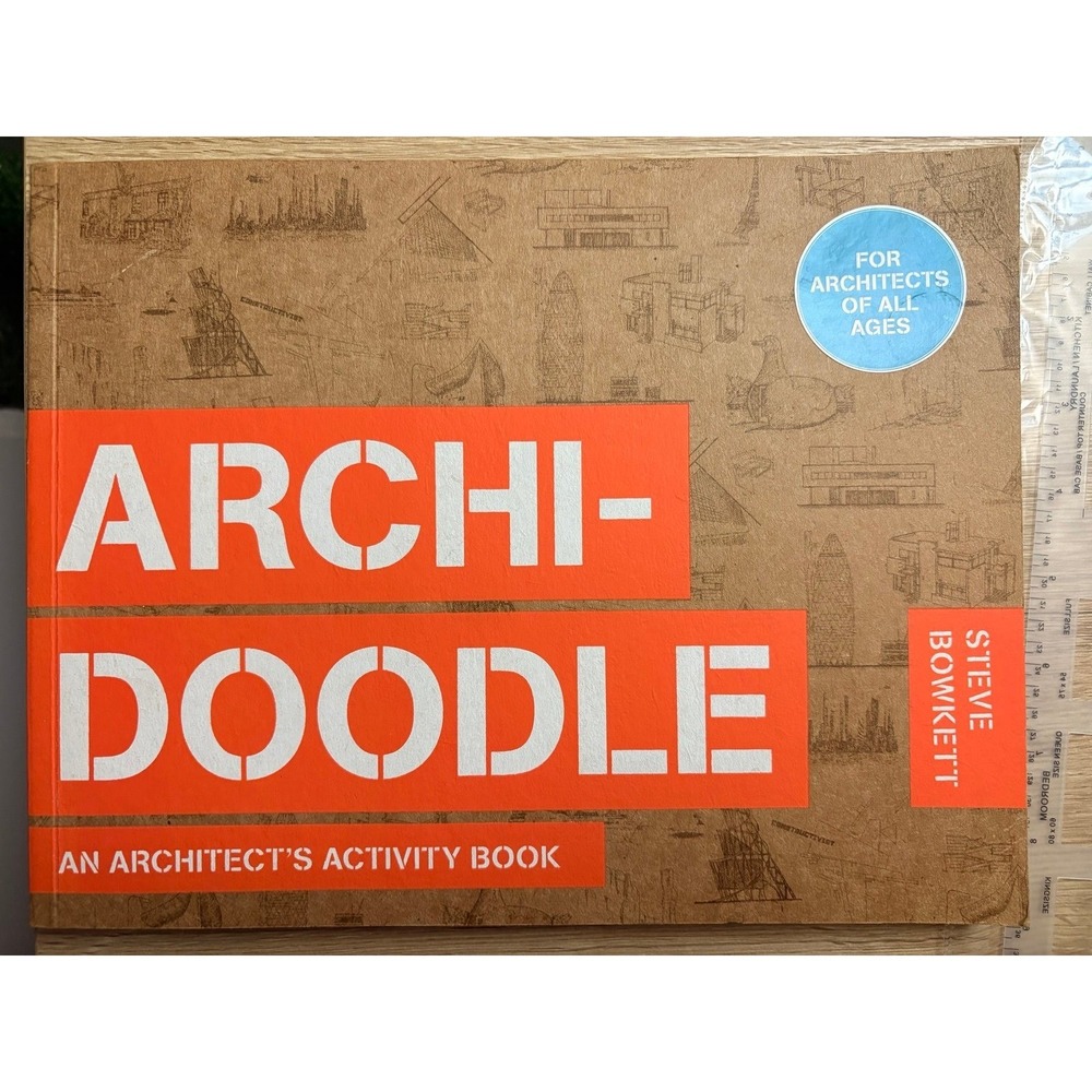 NEW Architecture Kit Archidoodle Book + 3 Templates + Graph Paper